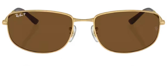 RB370 RAY-BAN RB3732 001/57 59 GOLD / BROWN POLARIZED