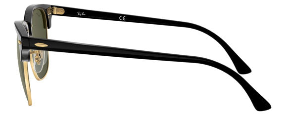 B94F RAY-BAN CLUBMASTER RB3016F W0365 55 BLACK ON ARISTA / G-15
