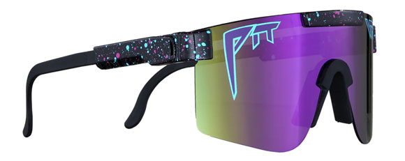 PIT101 PIT VIPER THE DOUBLE WIDES THE NIGHT FALL PURPLE POLARIZED