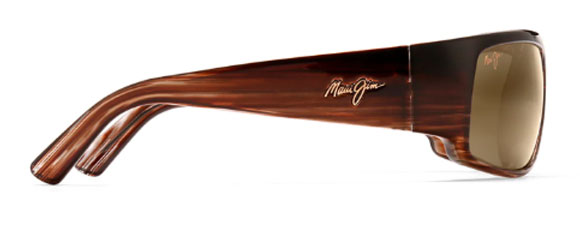 MJ32 MAUI JIM WORLD CUP H266-01 64 CHOCOLATE STRIPE FADE / HCL