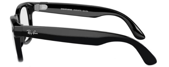 RB577 RAY-BAN META WAYFARER RW4008 601/SB 53 BLACK / CLEAR