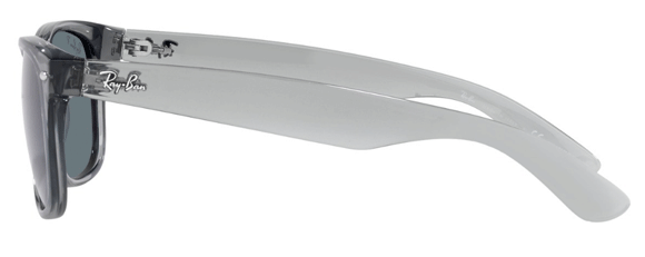 A30 RAY BAN NEW WAYFARER RB2132 64503R 55 TRANSPARENT GRAY DARK BLUE