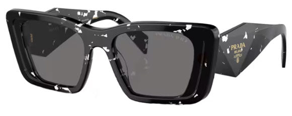 PR132 PRADA PR 08YS 15S5Z1 51 BLACK CRYSTAL TORTOISE DARK