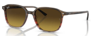 RB460 RAY-BAN LEONARD RB2193 138085 51 STRIPED BROWN & RED  / BROWN