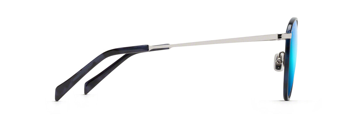 MJ480 MAUI JIM NONI B854-03 54 NAVY WITH SILVER / BLUE HAWAII – A