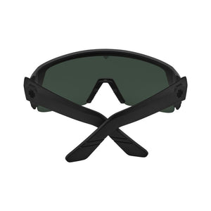 SY027 SPY MONOLITH 5050 6700000000154 142 MATTE BLACK  HAPPY GRAY GREEN WITH BLACK SPECTRA MIRRORED