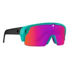 SY031 SPY MONOLITH 5050 6700000000158 142 MATTE TEAL  HAPPY GRAY GREEN WITH PINK SPECTRA MIRRORED