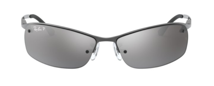 Z81 RAY-BAN RB3183 004/82 63 GUNMETAL / GREY MIRROR GRADIENT