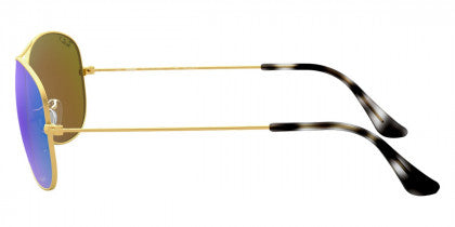 F94 RAY-BAN CHROMANCE RB3562 112/A1 59 MATTE GOLD / BLUE  display picture 3