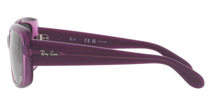 RB086 RAY-BAN RB4389 6443M3 58 TRANSPARENT VIOLET / GRAY GRADIENT