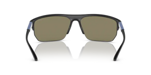 N64 ARNETTE DEAN ii AN4308 275822 68 MATTE BLACK / DARK GREY MIRROR WATER POLARIZED