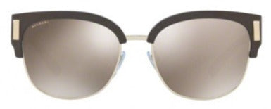 G14 BVLGARI BV8189 897/5A 55 COCOA - PALE GOLD / LIGHT BROWN MIRRORED GOLD