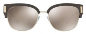 G14 BVLGARI BV8189 897/5A 55 COCOA - PALE GOLD / LIGHT BROWN MIRRORED GOLD