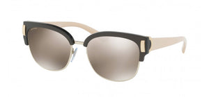 G14 BVLGARI BV8189 897/5A 55 COCOA - PALE GOLD / LIGHT BROWN MIRRORED GOLD