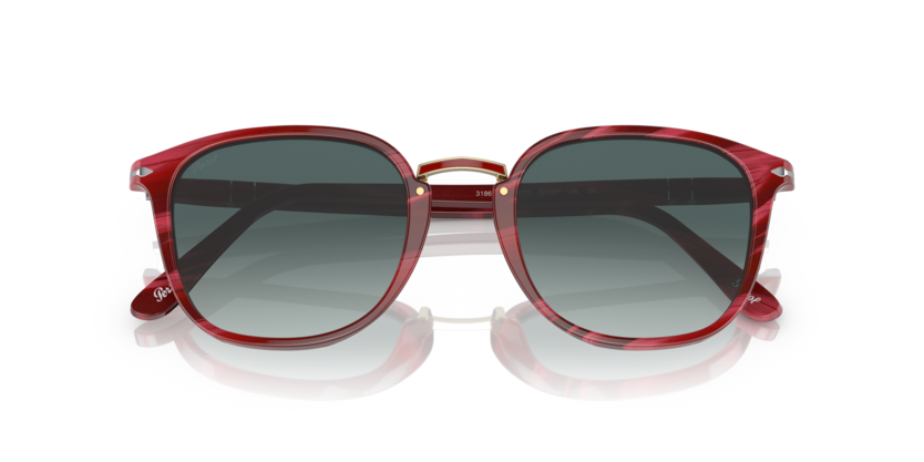 PO115 PERSOL PO3186S 111271 53 RED / GREY GRADIENT
