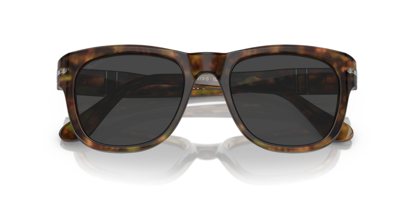 PO134 PERSOL PO3313S 108/48 55 CAFFE / BLACK POLARIZED