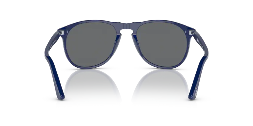 PO136 PERSOL PO9649S 1170B1 55 SOLID BLUE / DARK GREY