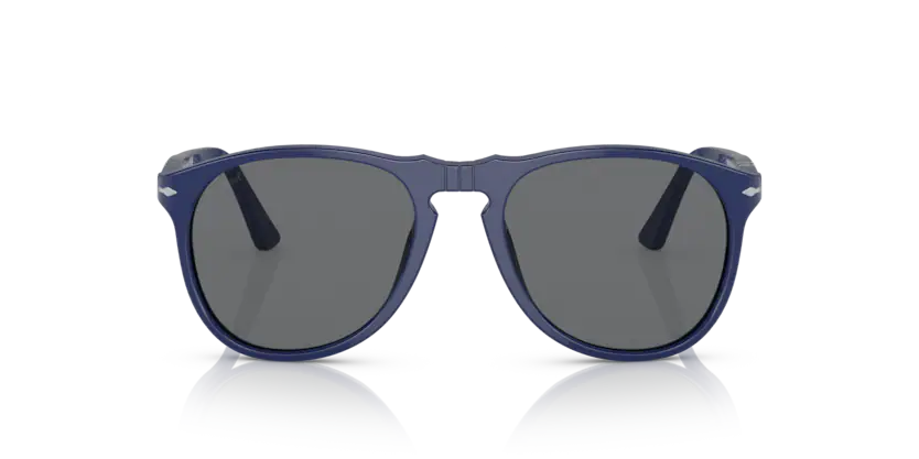 PO136 PERSOL PO9649S 1170B1 55 SOLID BLUE / DARK GREY