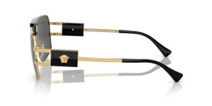 VE147 VERSACE VE2251 100287 63 GOLD / DARK GRAY