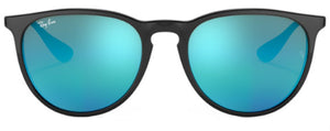 B73 RAY-BAN ERIKA RB4171 601/55 54 BLACK / BLUE MIRRORED