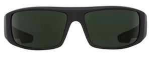 SY085 SPY LOGAN 670939973864 SOFT MATTE BLACK / HAPPY GRAY GREEN POLARIZED