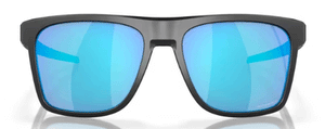 OK145 OAKLEY LEFFINGWELL OO9100 910012 57 MATTE BLACK / PRIZM SAPPHIRE MIRRORED POLARIZED