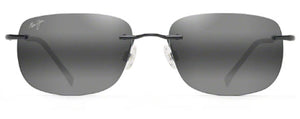 MJ418 MAUI JIM OHAI 334-02 59.5 GLOSS BLACK / NEUTRAL GREY