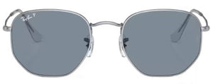 RB401 RAY-BAN HEXAGONAL RB3548N 003/02 54 SILVER / BLUE POLARIZED