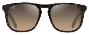 MJM138 MAUI JIM KUPAA HS641-10 55 SHINY DARK HAVANA WITH TRANSPARENT YELLOW  / HCL BRONZE