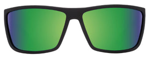 SY086 SPY ROCKY 673248973861 SOFT MATTE BLACK / HAPPY BRONZE WITH GREEN SPECTRA MIRRORED POLARIZED