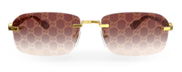 G186 GUCCI GG1221S 004 56 GOLD / YELLOW - RED