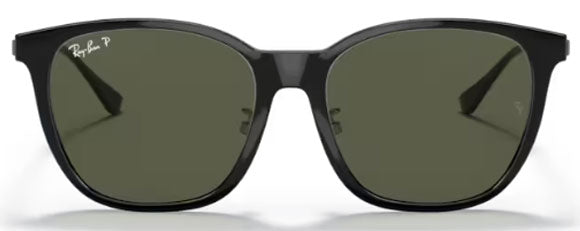 RB497 RAY-BAN RB4333D 601/9A 55 BLACK / GREEN POLARIZED