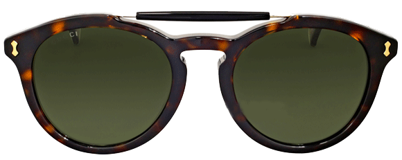 G10 GUCCI GG00124S 002 50 HAVANA  / GREEN