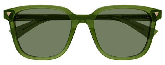 BV09 BOTTEGA VENETA BV1255SA-004 55 GREEN  /  GREEN
