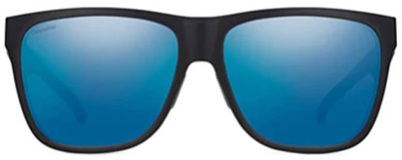 SM31 SMITH LOWDOWN XL 2 20151400360QG MATTE BLACK  / CHROMA POP BLUE MIRRORED POLARIZED