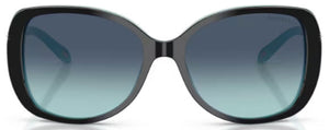 T34 TIFFANY TF4121B 80559S 55 BLACK ON TIFFANY BLUE / TIFFANY BLUE GRADIENT