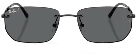 RB700 RAY-BAN RB3768 002/81 56 BLACK / DARK GREY POLARIZED