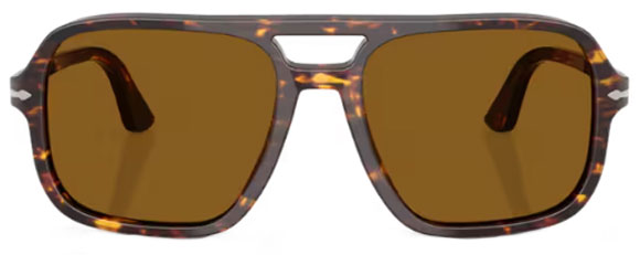 PO184 PERSOL PO3328S 121533 58 BROWN BRIGHT YELLOW / BROWN