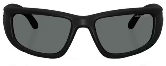 N72 ARNETTE ZYME AN4358 290081 58 RUBBER BLACK / DARK GREY POLARIZED