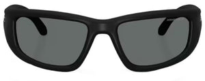 N72 ARNETTE ZYME AN4358 290081 58 RUBBER BLACK / DARK GREY POLARIZED