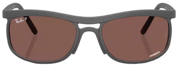 RB609 RAY-BAN RB4452CH 60171A 56 SAND GREY / PURPLE CHROMANCE POLARIZED