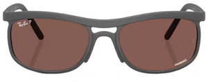 RB609 RAY-BAN RB4452CH 60171A 56 SAND GREY / PURPLE CHROMANCE POLARIZED