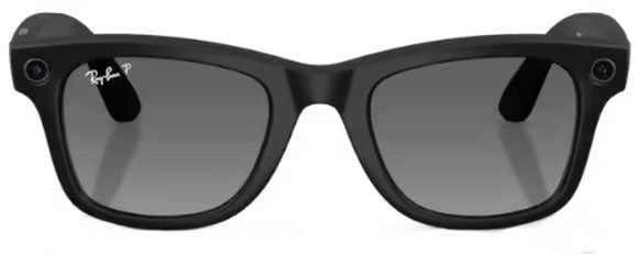 RB704 RAY-BAN META WAYFARER RW4012 601ST3 53 BLACK / GRAPHITE POLARIZED