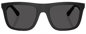 BB048 BURBERRY BE4458U 346487 55 MATTE BLACK / DARK GREY