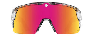 SY023 SPY MONOLITH 5050 6700000000192 142 CRYSTAL / HAPPY GRAY GREEN WITH PINK SPECTRA MIRRORED