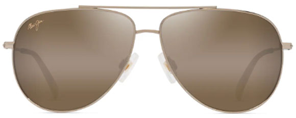 MJM174 MAUI JIM HAUOLI H665-16B SHINY LIGHT GOLD WITH ORANGE YELLOW / HCL BRONZE