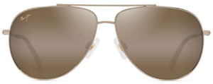 MJM174 MAUI JIM HAUOLI H665-16B SHINY LIGHT GOLD WITH ORANGE YELLOW / HCL BRONZE
