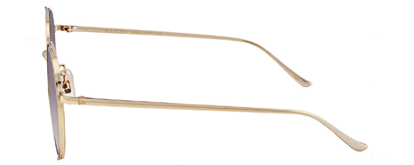 G104 GUCCI  GG0401SK 001 56 GOLD PURPLE / BROWN GRADIENT