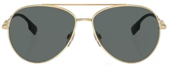 BB024 BURBERRY BE3147 110981 58 LIGHT GOLD / DARK GREY POLARIZED