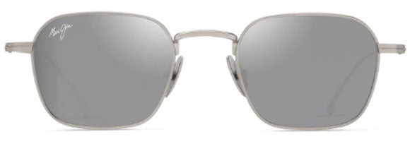 MJM204 MAUI JIM MEKALA S690-17A MATTE SILVER / HAWAII SEASHINE